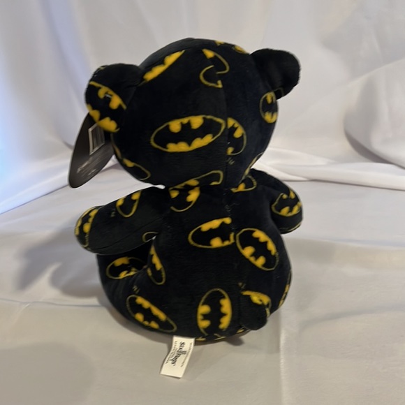 Super Cute Super Hero! 10” Plush Sixflags Batman Bear Toy Pre-Owned with Tags - Picture 3 of 5